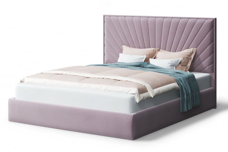 Кровать Леона, 2000*1400 мм, лиловый_0