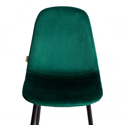 Стул BREEZE (mod. JSC-58) Велюр/металл , 44 х 53 х 86 см, Green (зеленый) HLR56 / черный_5