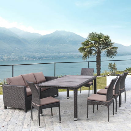 Комплект плетеной мебели T347/S65A/Y380A-W53 Brown 8PCS_0