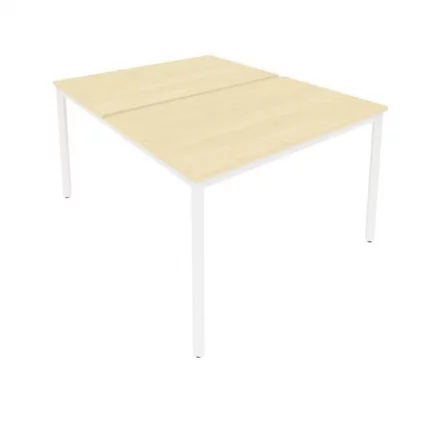 Рабочая станция на металлокаркасе SLIM SYSTEM С.СП-4.3 Клен-Белый_0