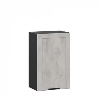 Шкаф кухонный 450 Джамис ЛД 296.330.000.061 Черный Белый камень_0