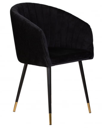 Стул обеденный DOBRIN MARY Черный велюр 1922-21_1