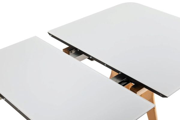 Стол раскладной Нарвик Glass 140-180 Automatic Natur/Light matte glass_10