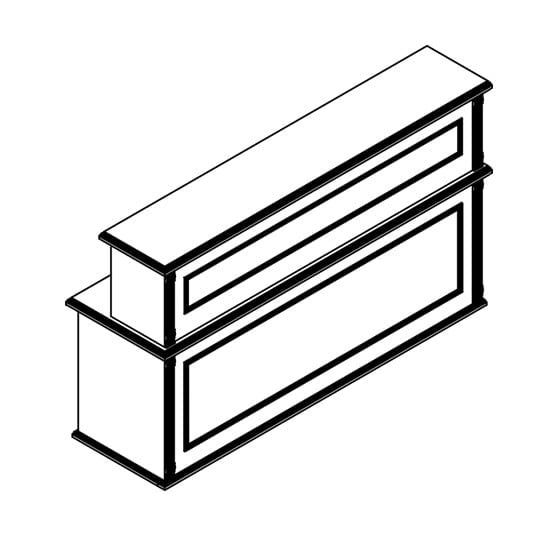 Стойка ресепшен RMS 200 Орех гарда_5