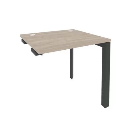 Стол-приставка на П-образном м/к к опорным элементам ONIX O.MP-SPR-0.7 Дуб Аттик/Антрацит_0