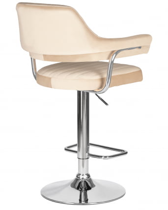 Стул барный DOBRIN CHARLY Бежевый велюр MJ9-10_3