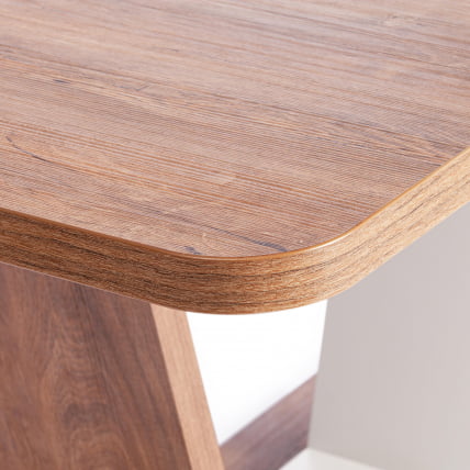 Стол обеденный VOX ЛДСП, 132-172x85x75,5 см, Дуб Канзас/Пепел_13