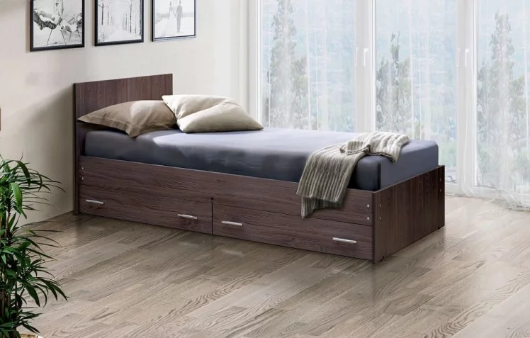 Кровать с ящиками на уголках №4 ЛДСП 700*1900 Клен_0