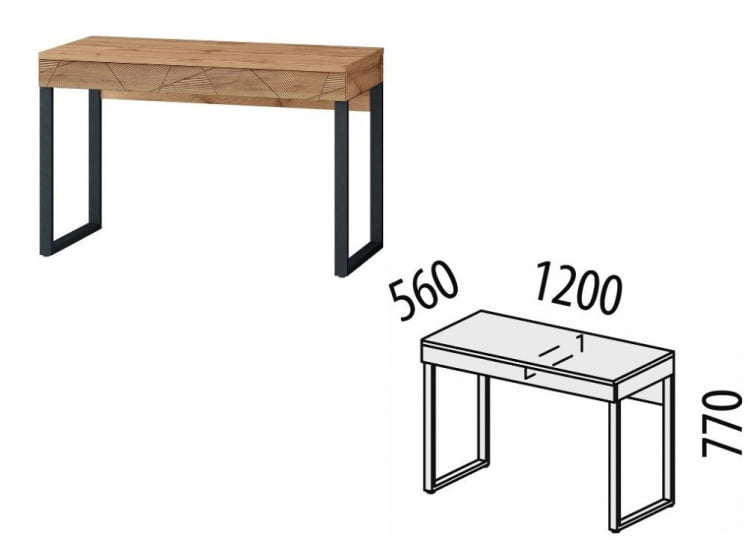 Стол письменный Джерси 602.60_20