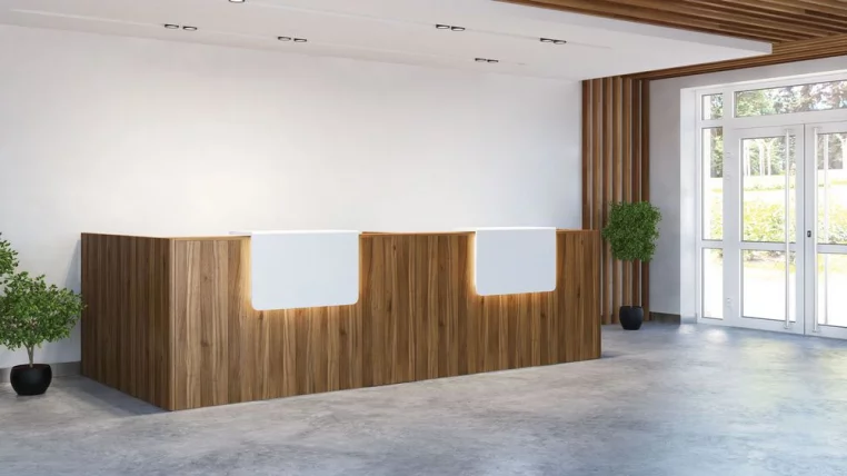 Элемент ресепшн прямой SAL31090103 Орех_1