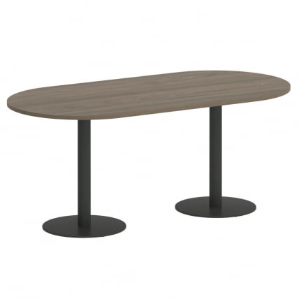 Стол овальный HOME OFFICE VR.SP-5-180.1 Вяз Благородный/Антрацит металл_0