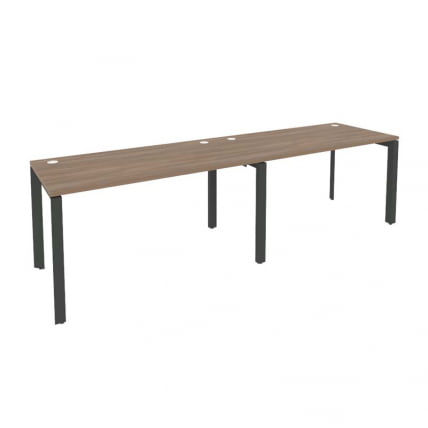 Рабочая станция на П-образном м/к ONIX O.MP-RS-2.3.7 Дуб Аризона/Антрацит_0