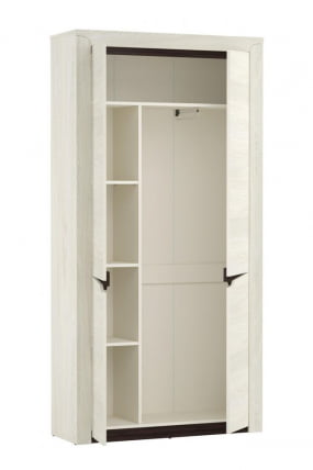 Шкаф для одежды Лючия 33.18 Ясень анкор светлый Венге_1