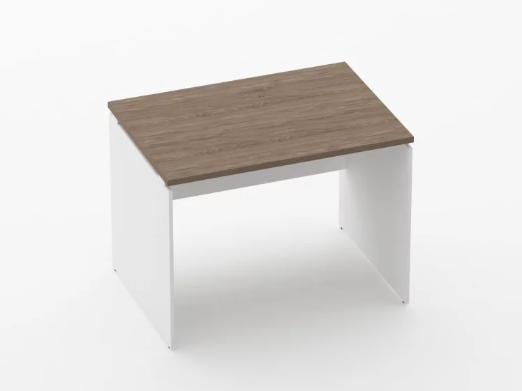 Стол прямой Deka ЛДСП каркас 75.07.10 Дуб Верцаска/Белый_0