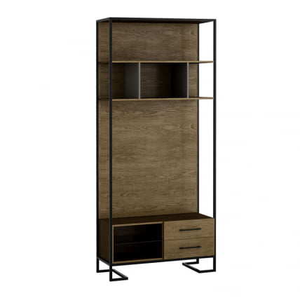 Стеллаж Loft под ТВ Дуб табак_0