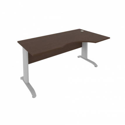 Стол криволинейный правый Riva ПЛ.СА-1 Пр Венге/Металлик_0