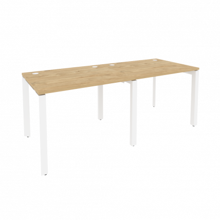 Рабочая станция на П-образном м/к ONIX O.MP-RS-2.1.8 Тиквуд Светлый/Белый_0