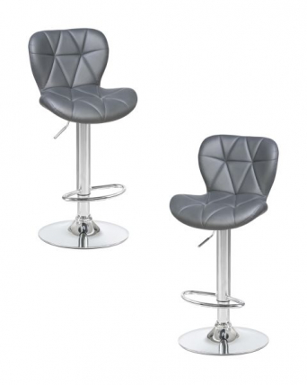 Стул барный DOBRIN BARNY (серый) 2 шт_0