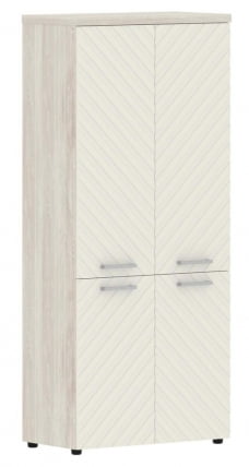 Шкаф с глухими средними и малыми дверьми Torr LUX TLHC 85.3 Сосна Эдмонд Латте_0