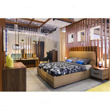 Кровать 1.6 Сканди Жемчужно-белый_1