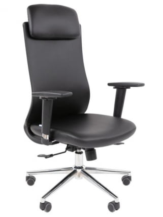 Офисное кресло CHAIRMAN 500 LUX экокожа Черный_0