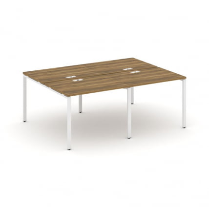 Рабочая станция двухсторонняя на 4 места CONCEPT CN.DRS-005 Сандал Янтарный Белый_0