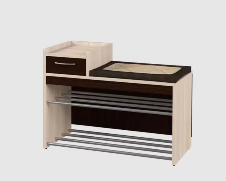 Тумба Ольга 5 Ясень шимо светлый Венге_0