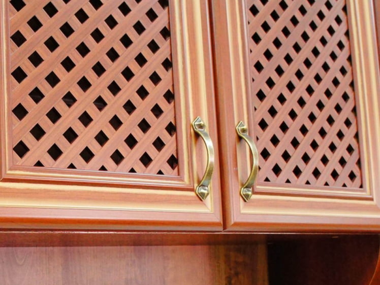 Шкаф кухонный 400 с решеткой Кантри ЛД 235.226.000 Ноче Таволато_2