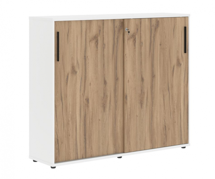 Шкаф с дверьми-купе EDIS EMC 1643 Дуб Денвер светлый Черный Белый_0