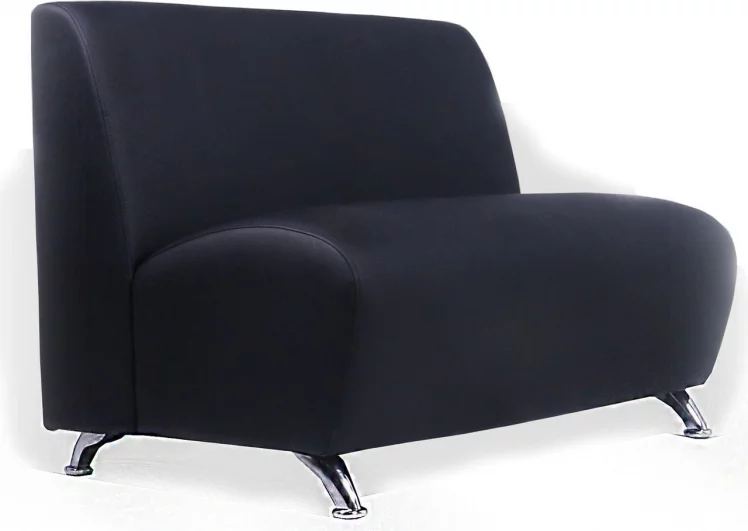 Диван Интер хром 3х местный (Экотекс 3015)_1