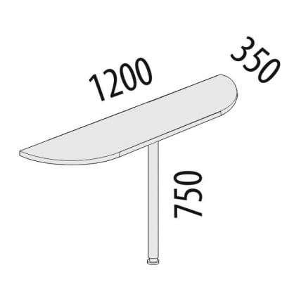 Приставка Альфа 64.29 Дуб Кронберг_1