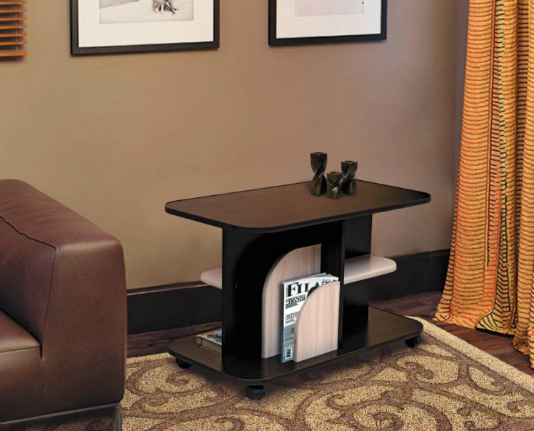 Стол журнальный №7 Венге/Дуб молочный_0