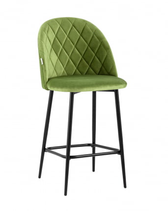 Стул полубарный Марсель ПЛ велюр Травяной_0