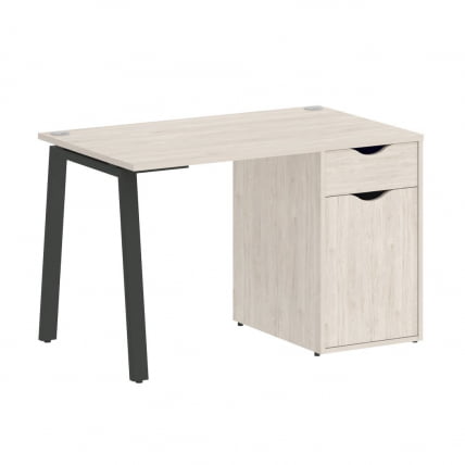Стол письменный HOME OFFICE VR.SP-3-118.1.A Денвер Светлый/Антрацит металл_0