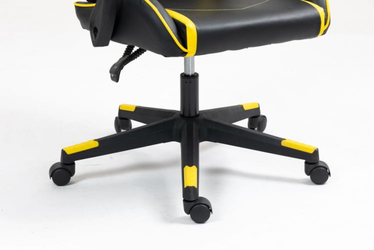 Кресло спортивное TopChairs Shadow черно-желтый_2