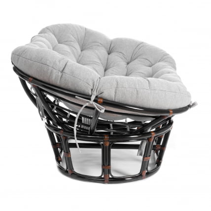 Диван MAMASAN/МАМАСАН 23/02 W /с подушкой/ 169х102х80 см, Antique brown, матрац 182х119 см, ткань серо-бежевая 3М 16/2_1