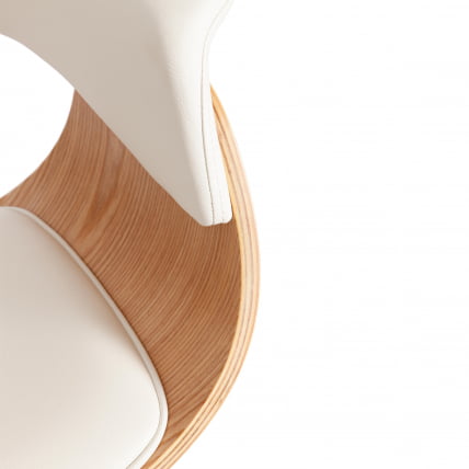 Стул VIMTA (mod.8021) дерево / экокожа, 69х56х77 см, натуральный/белый_7