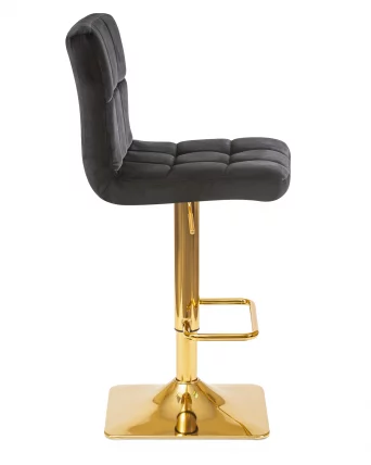 Стул барный DOBRIN GOLDIE черный велюр MJ9-101_2