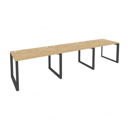 Рабочая станция на О-образном м/к ONIX O.MO-RS-3.2.8 Тиквуд Светлый/Антрацит_0