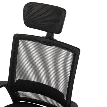 Кресло CROMEX (КРОМЕКС) Debut CH-697 ХРОМ сетка/ткань TW черное_15