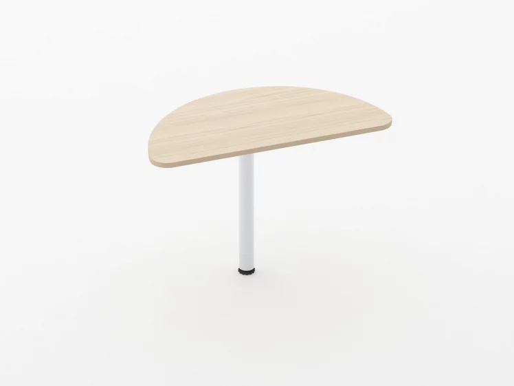 Приставка-полукруг для двух угловых столов Glassy 2.20 Венге_0