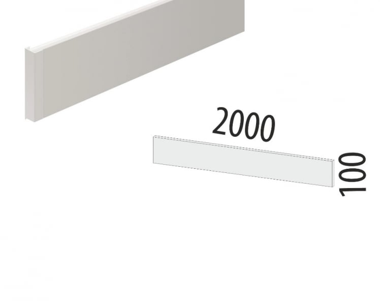Цоколь ЦП 02.200 Светло-серый 2м_1