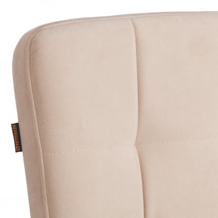 Стул обеденный Medeo LT, велюр, бежевый/черный, 7, 45х56х89 см_7