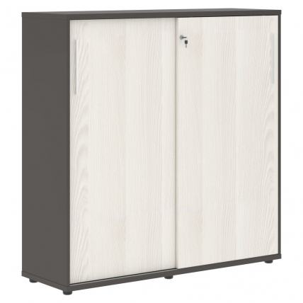 Шкаф с дверьми-купе EDIS EMC 1343 Ясень Траун Белый Мокко_0