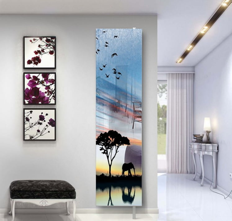 Поворотный зеркальный шкаф Драйв Шелф Арт (правый) Беленый дуб_3