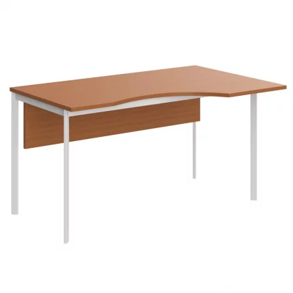 Стол эргономичный IMAGO-S CA-1SD(L/R) груша ароза белый полуматовый_0