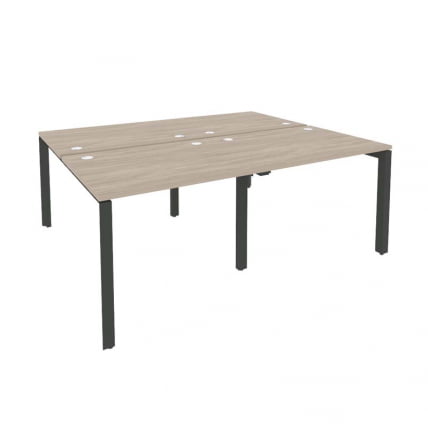 Рабочая станция на П-образном м/к ONIX O.MP-D.RS-4.1.8 Дуб Аттик/Антрацит_0