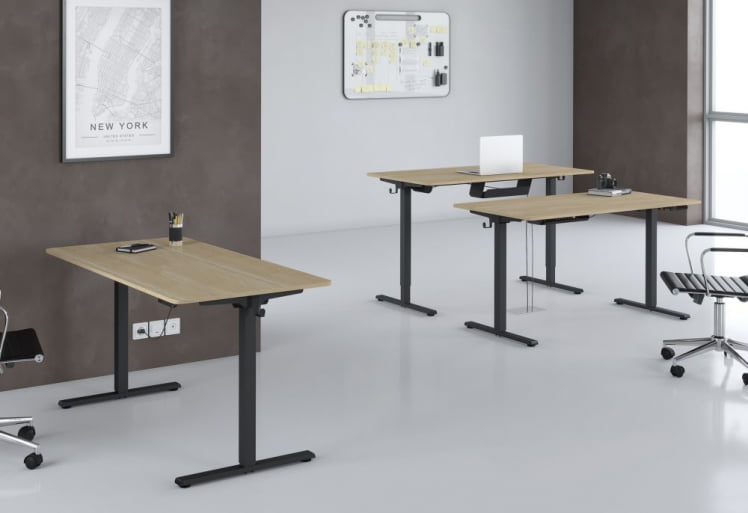 Стол подъемный электрический XTEN-UP AT-002 Дуб светлый/черный_2