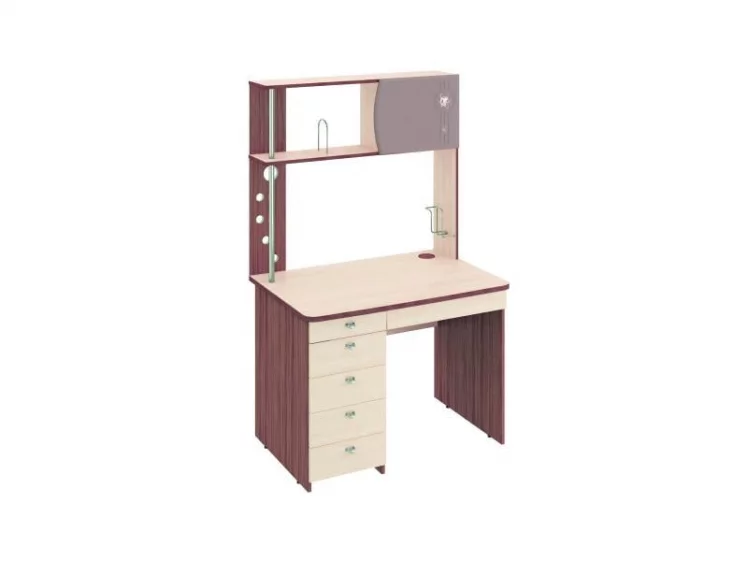 Письменный стол Орион 8.10 Ясень Шимо-Кобург-Капучино_0