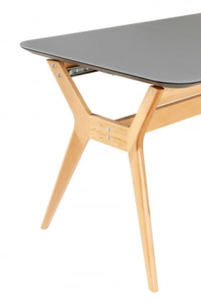 Стол раскл. Нарвик Glass 120-150 Automatic Natur/Dark matte glass_8